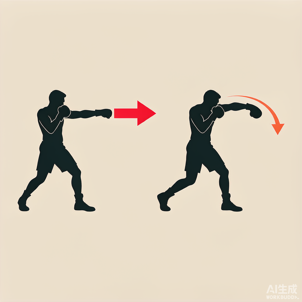 直拳与摆拳:谁真正把体重送进去了
